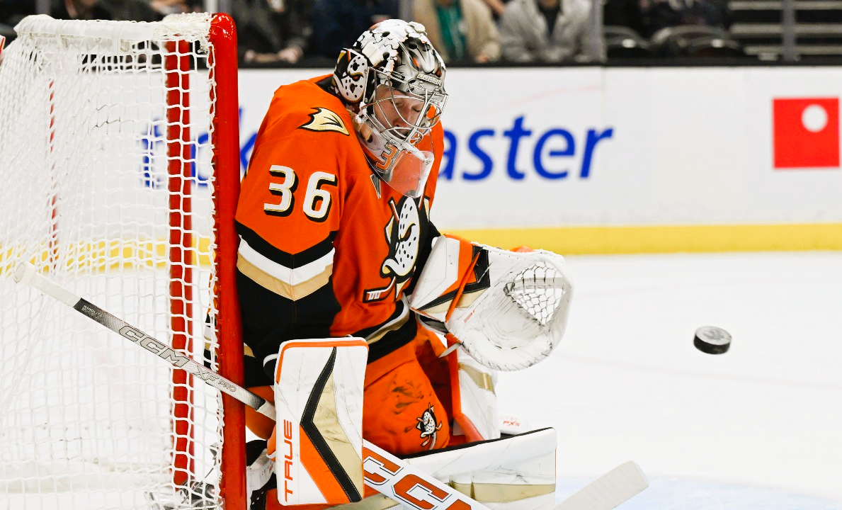 John Gibson was excluded from game with Boston Bruins quick with touching injury