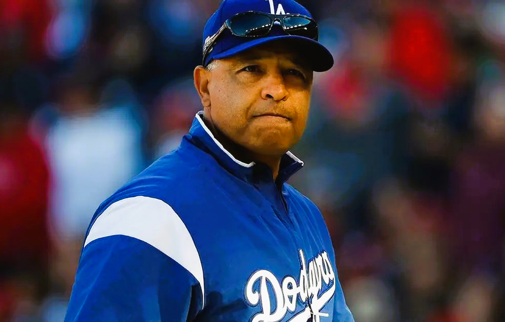 The manager of Los Angeles Dodgers Dave Roberts responds to Albert Pujols’ managerial apparition