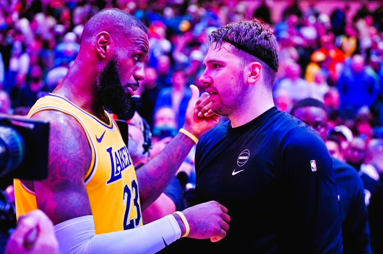 LeBron James amusing birthday praise to Luka Doncic